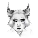 suga from bts tattoo design idea