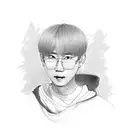 suga from bts tattoo design idea