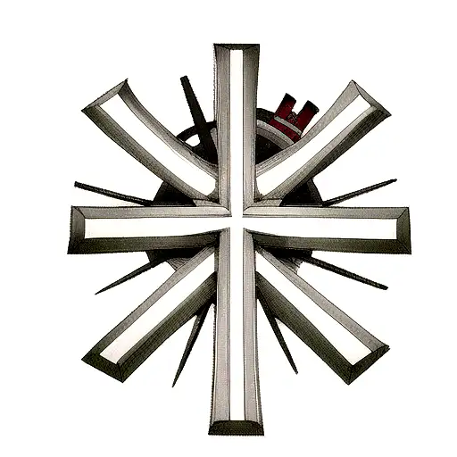 St. Peter's cross  tattoo design idea