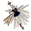 St. Peter's cross  tattoo design idea
