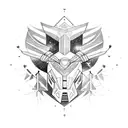 gladiator, taurus constellation  tattoo design idea