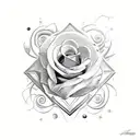 gladiator with taurus constellation and roses tattoo design idea