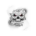 patch work, simplistic, sleeve, not cringe, artistic, lines, no shading tattoo design idea