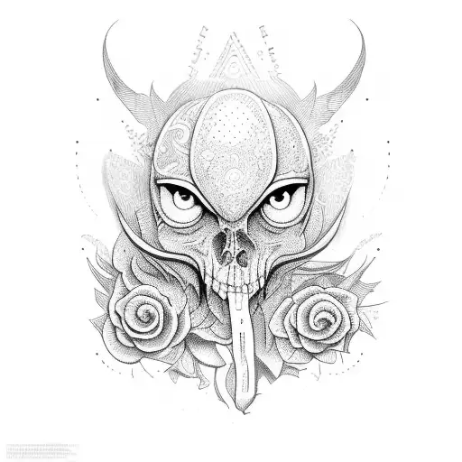 heel standing on the word "Business" tattoo design idea