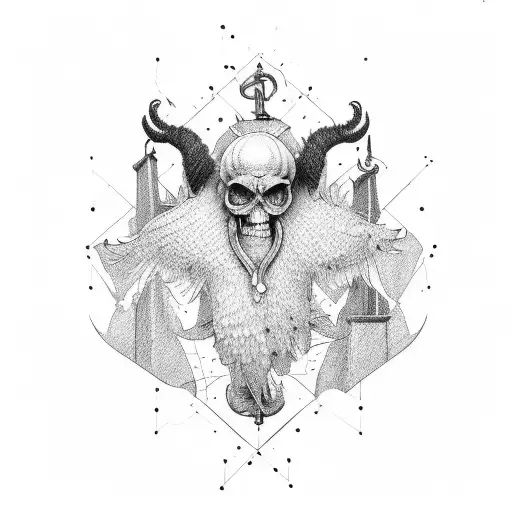 standing on business  tattoo design idea