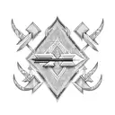 tribal arrow tattoo design idea