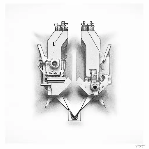 808s and Heartbreak album cover tattoo design idea