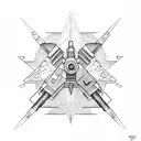 x-wing tattoo design idea