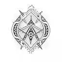 A dotwork tattoo featuring a stylized arrow with your son Kaden's birthdate incorporated into the design, symbolizing your connection to both your family and native American roots tattoo design idea