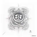 2 Dices tattoo design idea