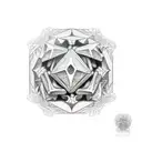 2 Dices tattoo design idea