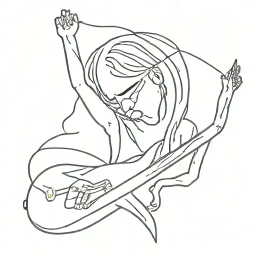 Enter Sandman by Metallica tattoo design idea