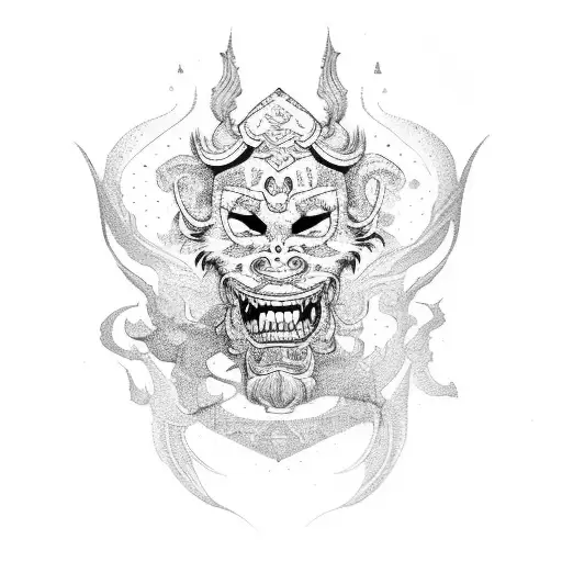 barong tattoo design idea