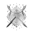 Sword with Kirby tattoo design idea