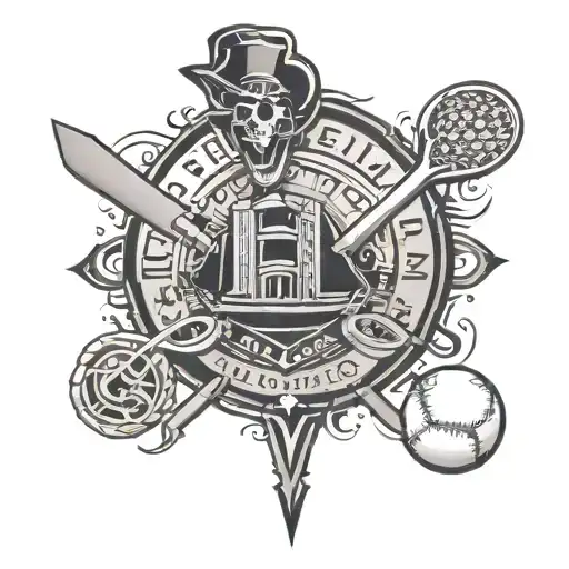 Boston sports logos incorporated into the design tattoo design idea