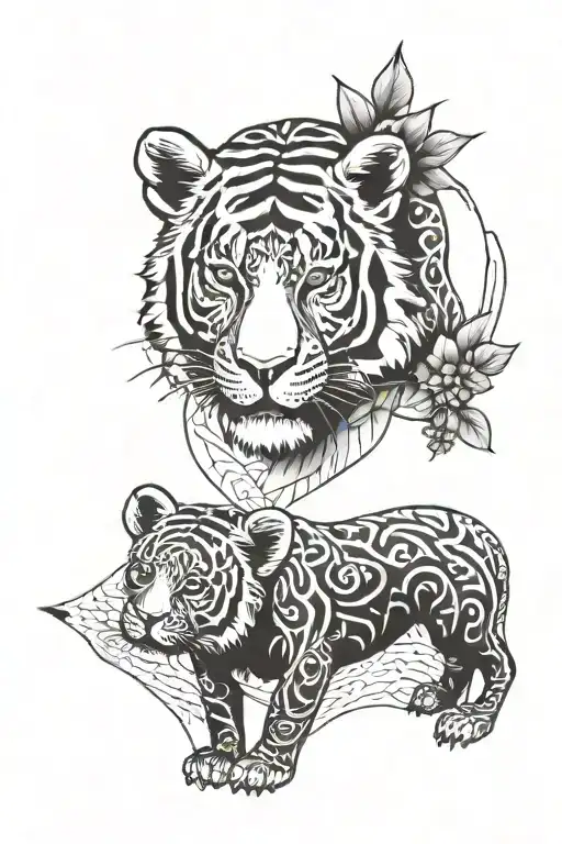 mother son matching tattoos tattoo design idea