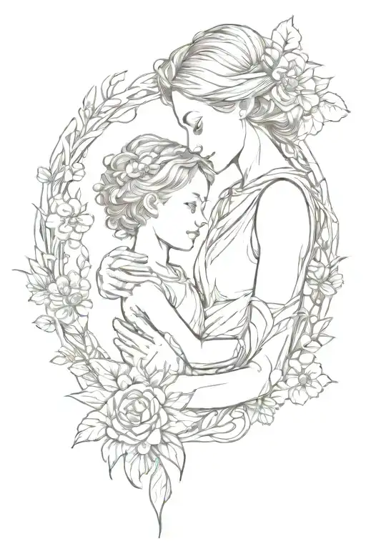 mother son matching tattoos tattoo design idea