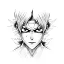 Ken Kaneki tattoo design idea