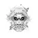 Ken Kaneki tattoo design idea