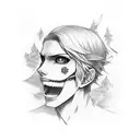 Ken Kaneki tattoo design idea