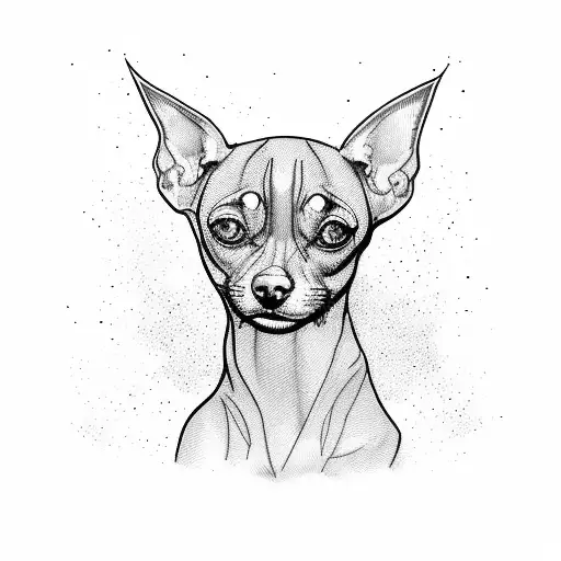 Miniature Pinscher tattoo design idea