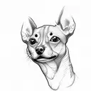 Miniature Pinscher tattoo design idea