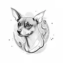 Miniature Pinscher tattoo design idea
