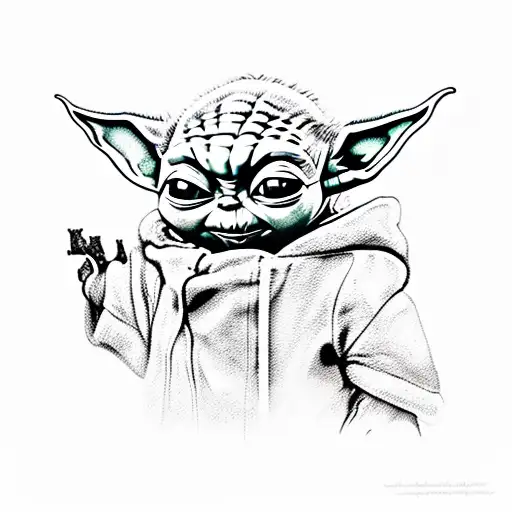 Jankowzki custom Tattoos: Yoda