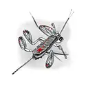 preying mantis  tattoo design idea