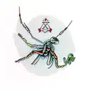 preying mantis  tattoo design idea