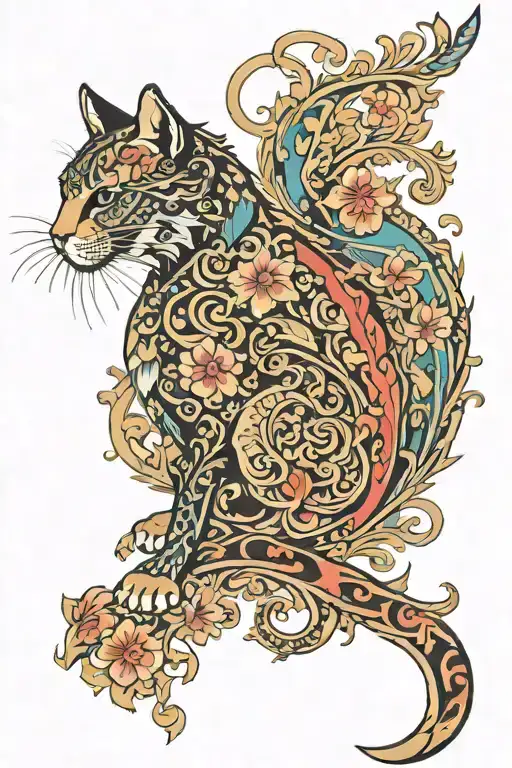 persian design tattoo design idea