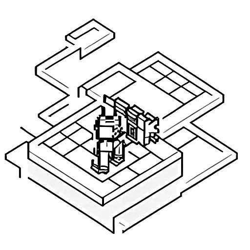 A pixel art representation of your daughter playing a construction-themed video game tattoo design idea