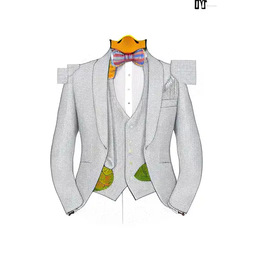 anthropomorphic duck in a tweed suit tattoo design idea