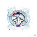 mortar  tattoo design idea