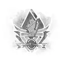 mortar army tattoo design idea