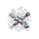 mortar army tattoo design idea