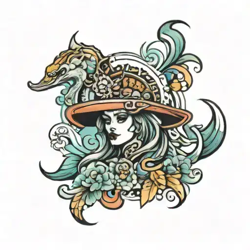 Marine Perú faith  tattoo design idea