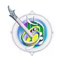 Musical notes intertwined with DIY tools tattoo design idea