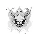 666 tattoo design idea