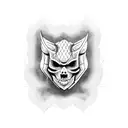 666 tattoo design idea