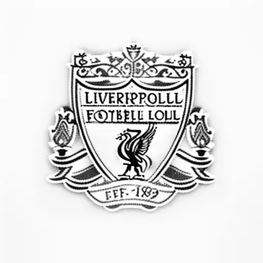 Liverpool football club badge from 1892 mixed with other elements of the city of Liverpool tattoo design idea