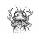 hillbilly murloc  tattoo design idea