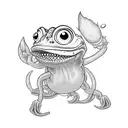 hillbilly murloc  tattoo design idea