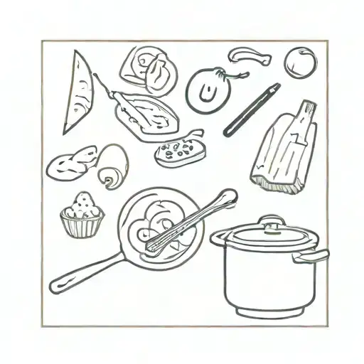 cooking somethin tattoo design idea