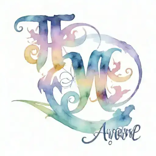 slightly awkward, kinda weird lettering tattoo tattoo design idea