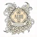 daughters name written tattoo design idea