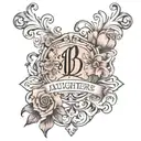 daughters name written tattoo design idea