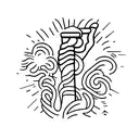 gratitude, palm tattoo design idea