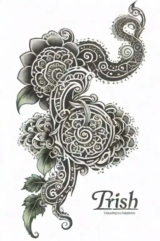 Irish Peruvian sleeve tattoo tattoo design idea