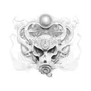 signe de rester sois meme tattoo design idea